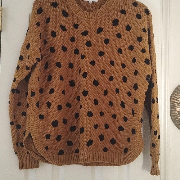 Madewell Polka Dot Sweater - Picture 1 of 2